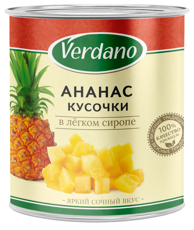 Ананасы кусочки Verdano