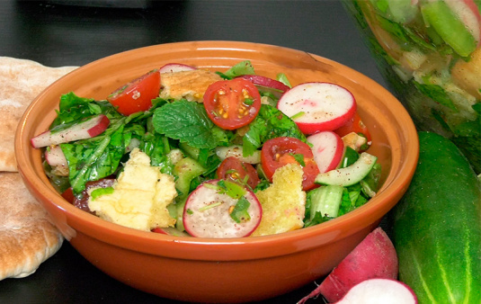 Ливанский салат «Фатуш» Fattoush