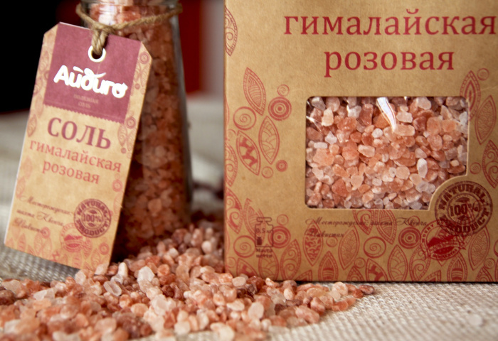Соль розовая