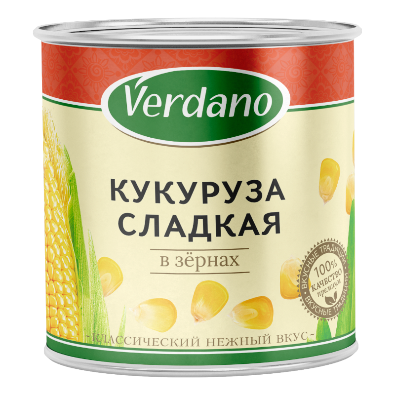 Кукуруза Verdano (банка без ключа)