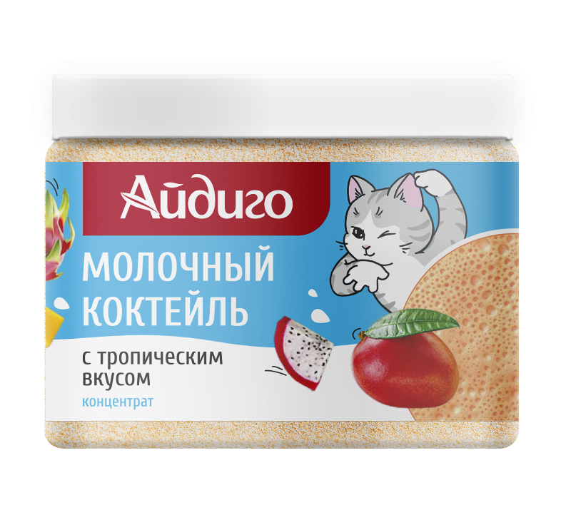 Молочный коктейль "Тропический" Айдиго, 250 г