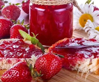 Джем из клубники с лимоном и ванилью
