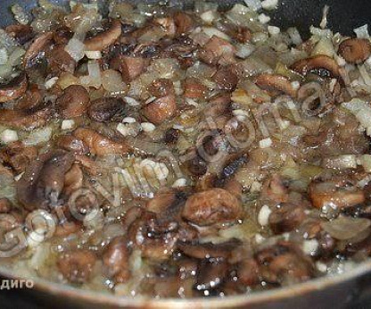 Фарш с макаронами