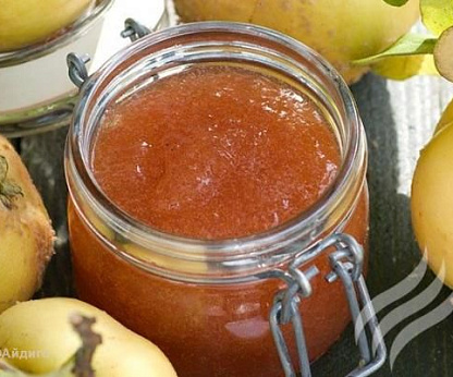 Диетический джем из яблок с лаймом