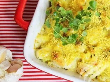 Запеканка с цветной капустой