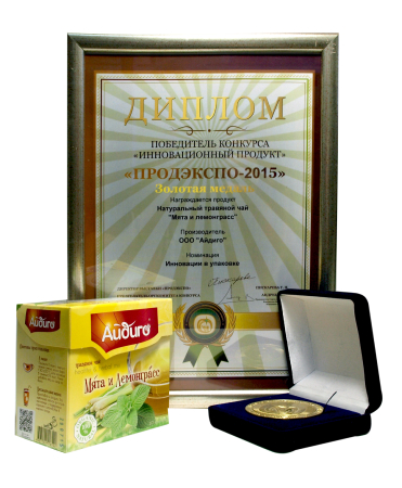 Золотая медаль на "Продэкспо-2015"
