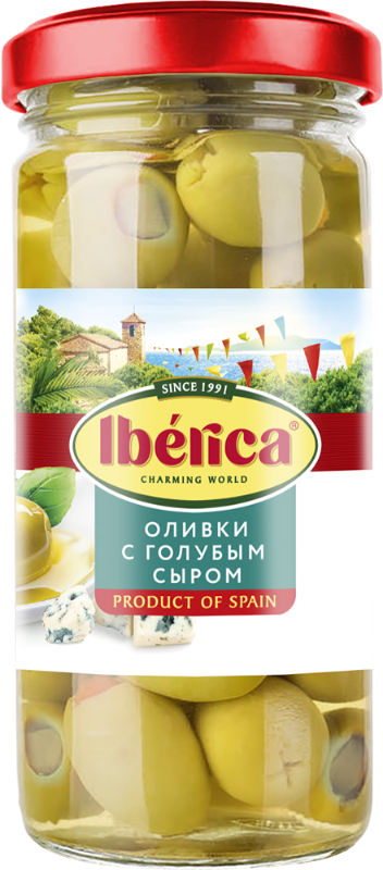 Оливки с голубым сыром, Иберика