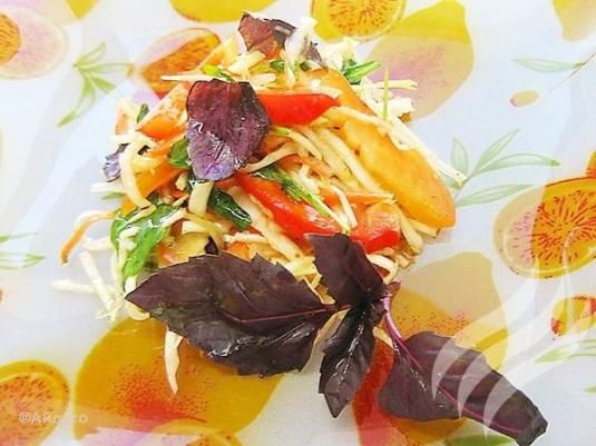 Овощной салат «Светофор»