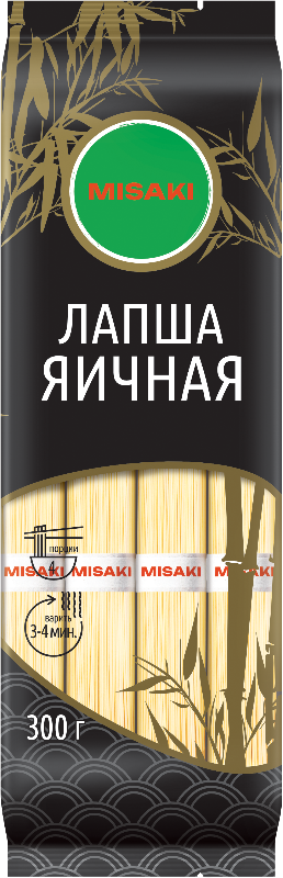 Лапша яичная MISAKI