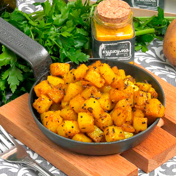 Картофель по-индийски
