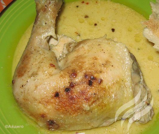 Курица в молочно-чесночном соусе