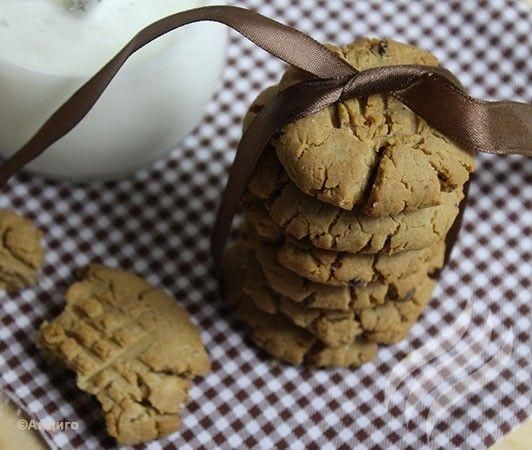 Печенье с арахисовой пастой