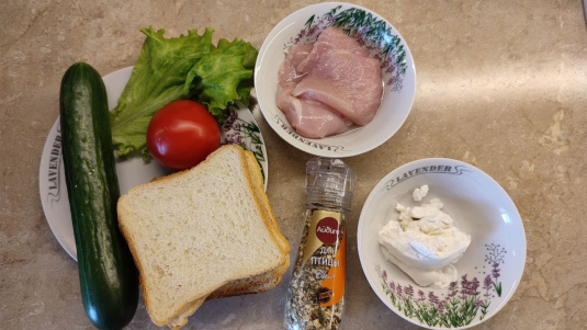 Сэндвич с куриным филе 