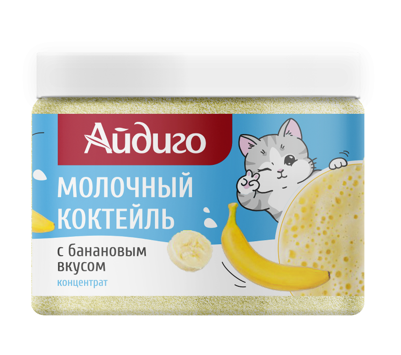 Молочный коктейль "Банановый" Айдиго