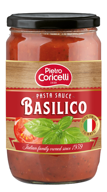Соус томатный с базиликом Basilico Pietro Coricelli, 370 г