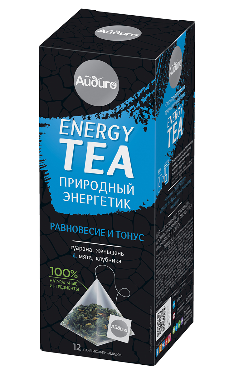 Купить Энергетический чай "Равновесие и тонус", 30 г, 12 пакетиков-пирамидок