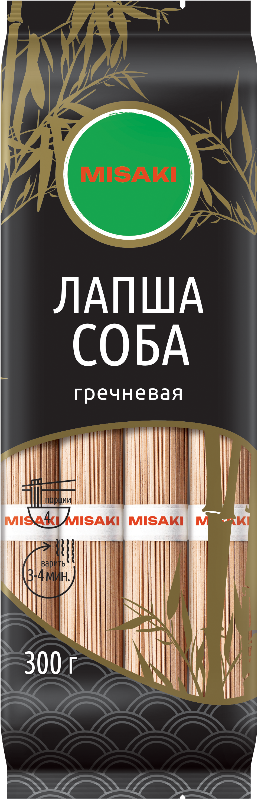 Лапша гречневая Соба MISAKI