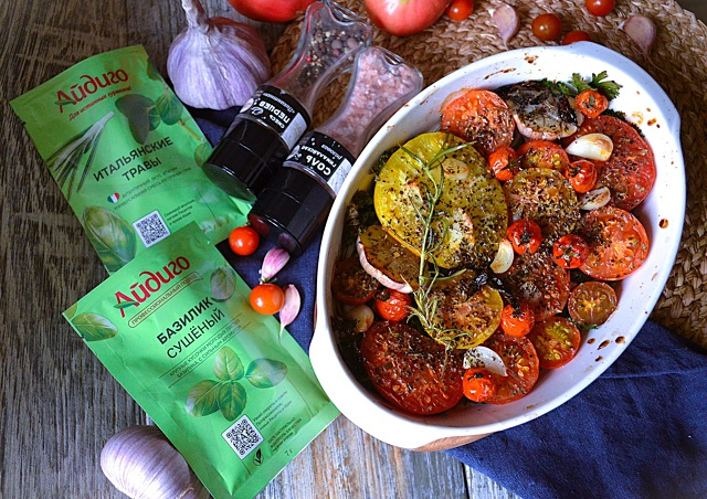 запеченые помидоры