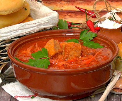 Борщ по-лугански
