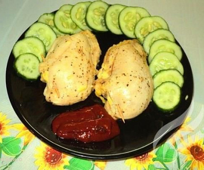 Куриные кармашки с сыром