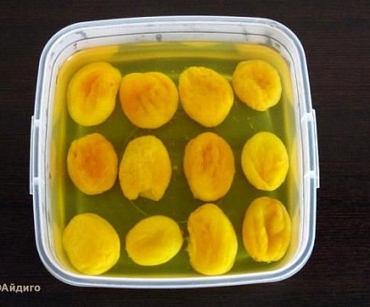 Желе с курагой