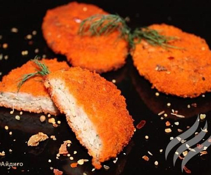 Котлеты из куриного мяса и овощей