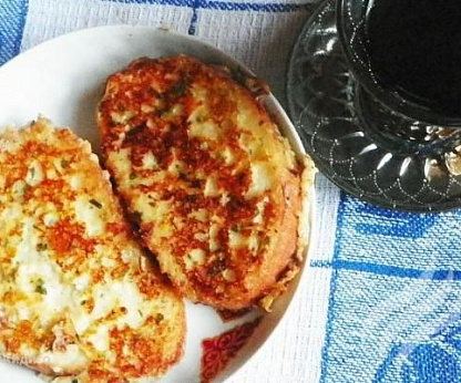Сырные гренки