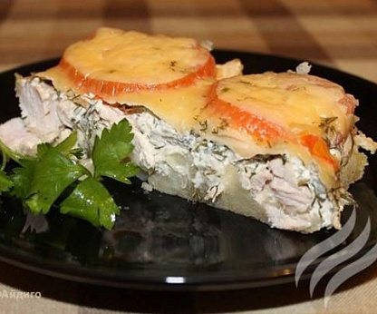 Запеканка "Курочка по-французски"