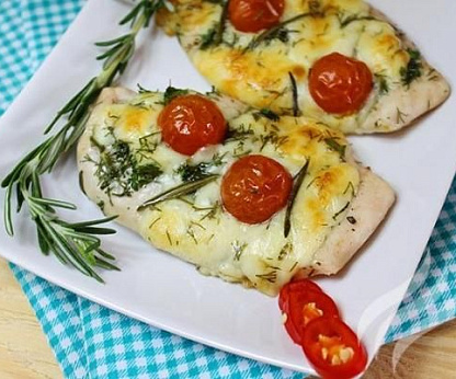 Куриная грудка, запеченная по-итальянски