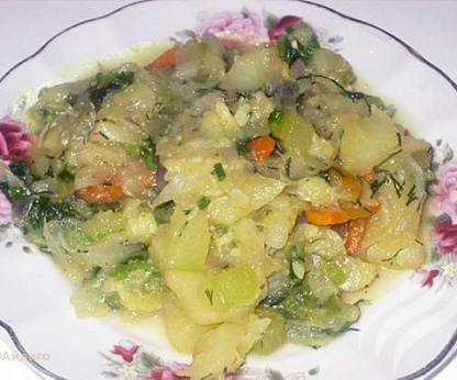 Овощное рагу из кабачков