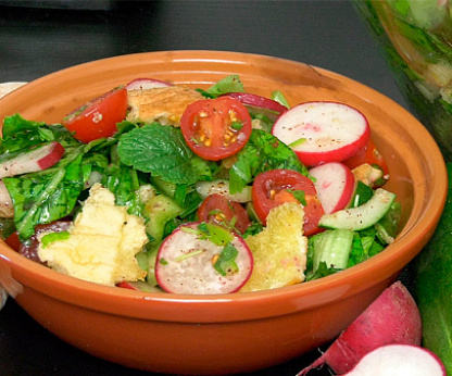 Ливанский салат «Фатуш» Fattoush