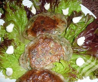 Рыбные оладьи
