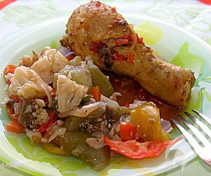 Курица в мультиварке