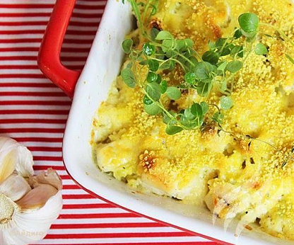 Запеканка с цветной капустой