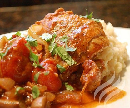Разделка курицы на порционные куски