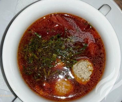 Борщ по-сибирски