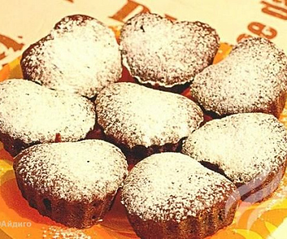 Постные шоколадные кексы
