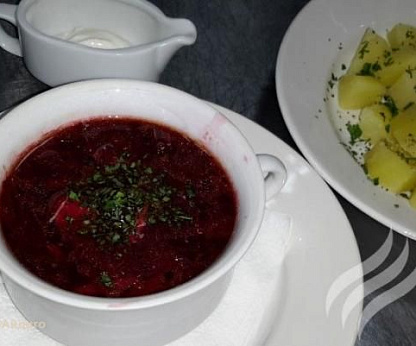 Борщ по-литовски
