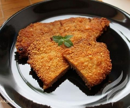Мясо с имбирем и перцем чили (в панировке)