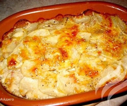 Гратен из картофеля