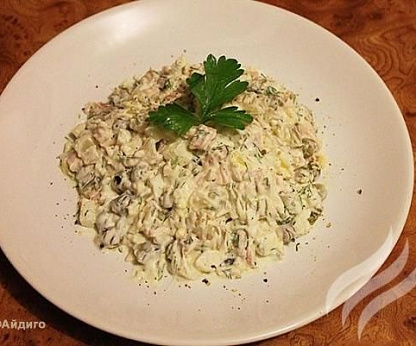 Салат "Столичный" с курицей