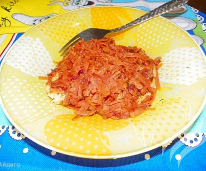Рыбка под лисьей шубкой