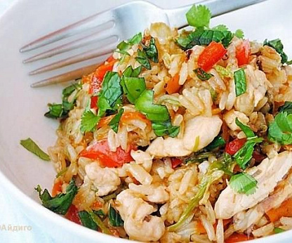 Плов с курицей