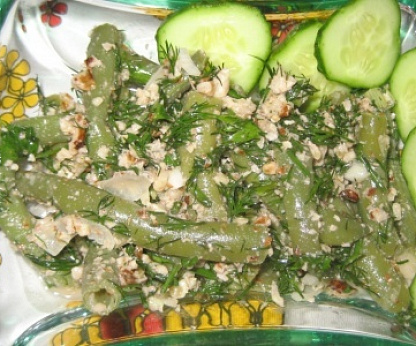 Салат из стручковой фасоли