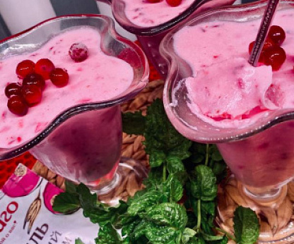 Мусс из овсяного киселя