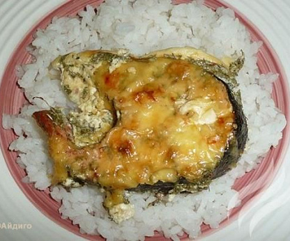 Рыба (кижуч) в сливочном соусе