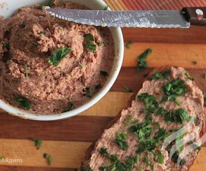 Паштет из фасоли с грецкими орехами
