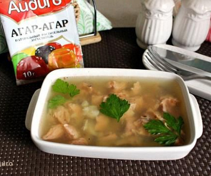 Заливное из форели и судака на агар - агаре