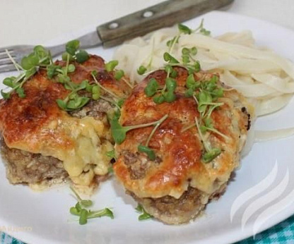 Котлеты с сырной корочкой