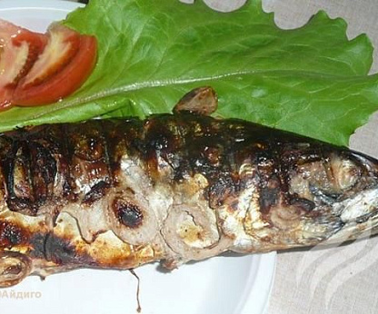 Шашлык из скумбрии